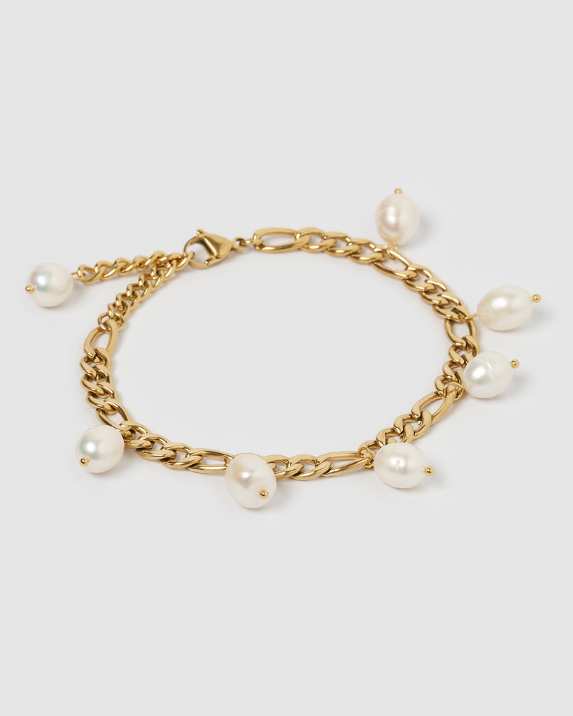 Miz Casa & Co Anastasia Chain Anklet Gold