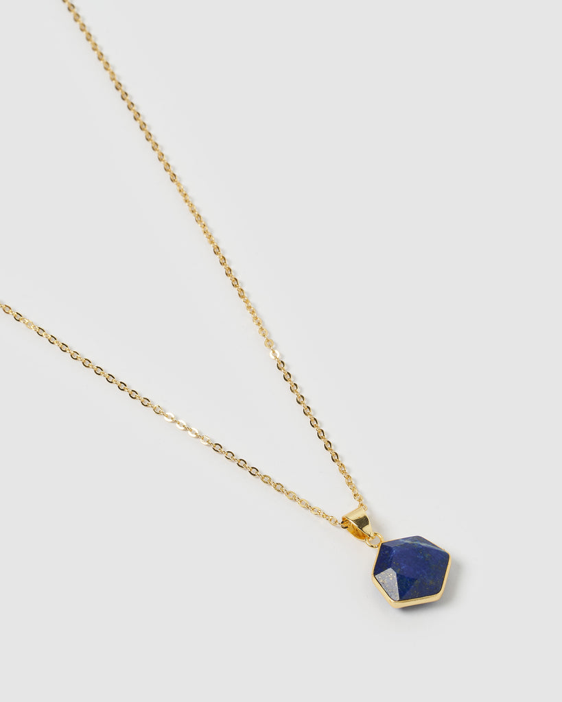 Miz Casa & Co Aurora Necklace Blue Lapis