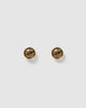 Miz Casa & Co Marci Stud Earrings Smokey Quartz
