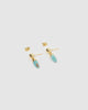 Miz Casa & Co Grace Stud Earrings Turquoise