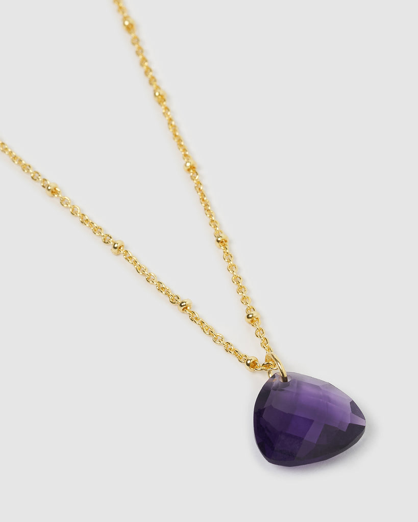 Miz Casa & Co Leny Necklace Amethyst