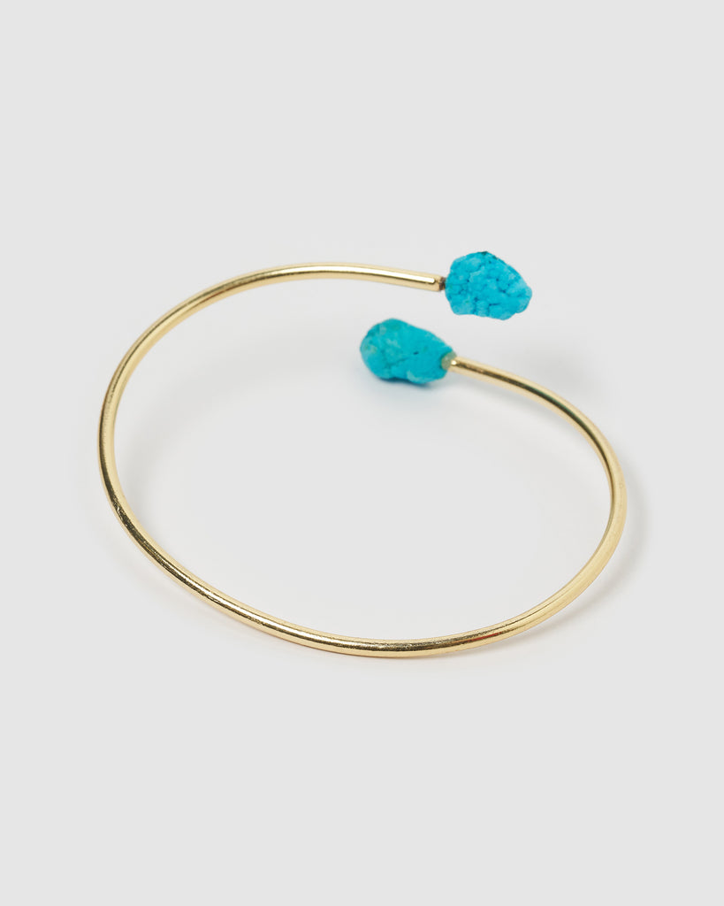 Miz Casa & Co Alexa Cuff Bracelet Turquoise