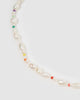 Miz Casa & Co Aliah Choker Pearl Multi