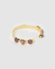 Miz Casa & Co Deja Cuff Gold Amethyst