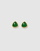Miz Casa & Co Salt Stud Earrings Jade Gold
