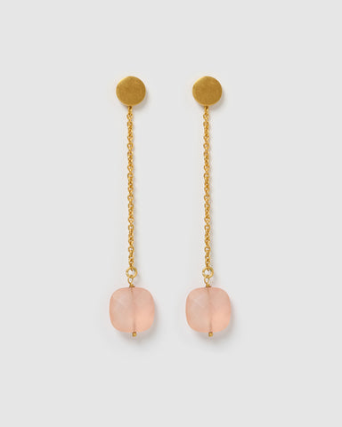 Miz Casa & Co Charlie Drop Pearl Embellished Earrings Pearl