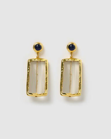 Miz Casa & Co Ingrid Stud Earrings Jade