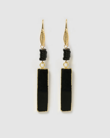 Miz Casa & Co Byron Hoops Earrings Gold