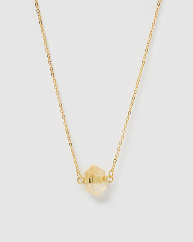 Miz Casa & Co Sammie Heart Necklace Brown Multi