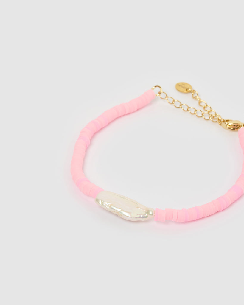 Miz Casa & Co Moana Bracelet Light Pink