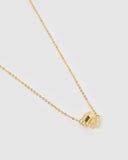 Miz Casa & Co Mini Avery Necklace Gold Citrine