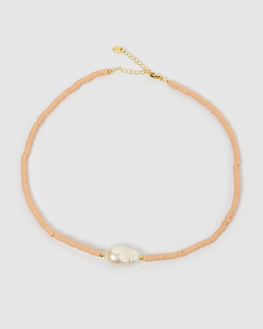 Miz Casa & Co Moana Choker Pearl Pink