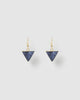 Miz Casa & Co Izzy Earrings Gold Blue Lapis