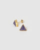 Miz Casa & Co Dusky Stud Earrings Amethyst