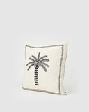 Miz Casa & Co Palm Pillow Case Black