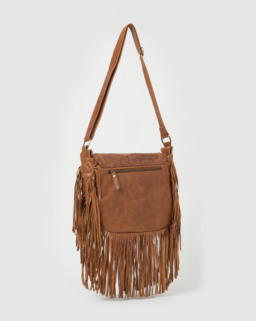 Miz Casa & Co Kaia Crossbody Bag Brown