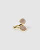 Miz Casa & Co Destiny Ring Gold Rose Quartz