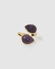 Miz Casa & Co Destiny Ring Gold Amethyst