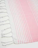 Miz Casa & Co Clovelly Turkish Towel Pink Blue