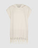 Miz Casa & Co Bondi Turkish Beach Poncho Grey Stripe