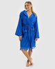 Miz Casa & Co Bronte Turkish Beach Robe Blue