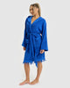 Miz Casa & Co Bronte Turkish Beach Robe Blue