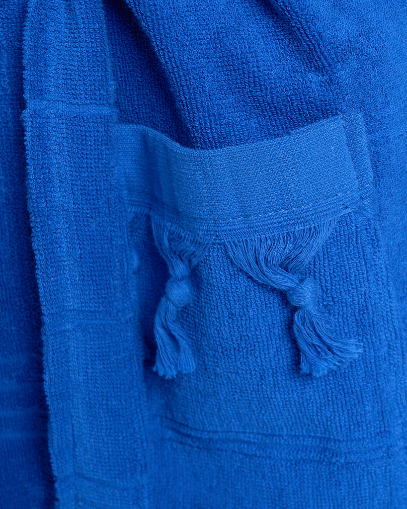 Miz Casa & Co Bronte Turkish Beach Robe Blue