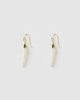 Miz Casa & Co Banu Drop Earrings Gold Freshwater Pearl