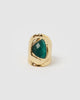 Miz Casa & Co Cody Ring Gold Emerald