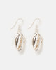 Miz Casa & Co Cowrie Kiss Earrings Silver