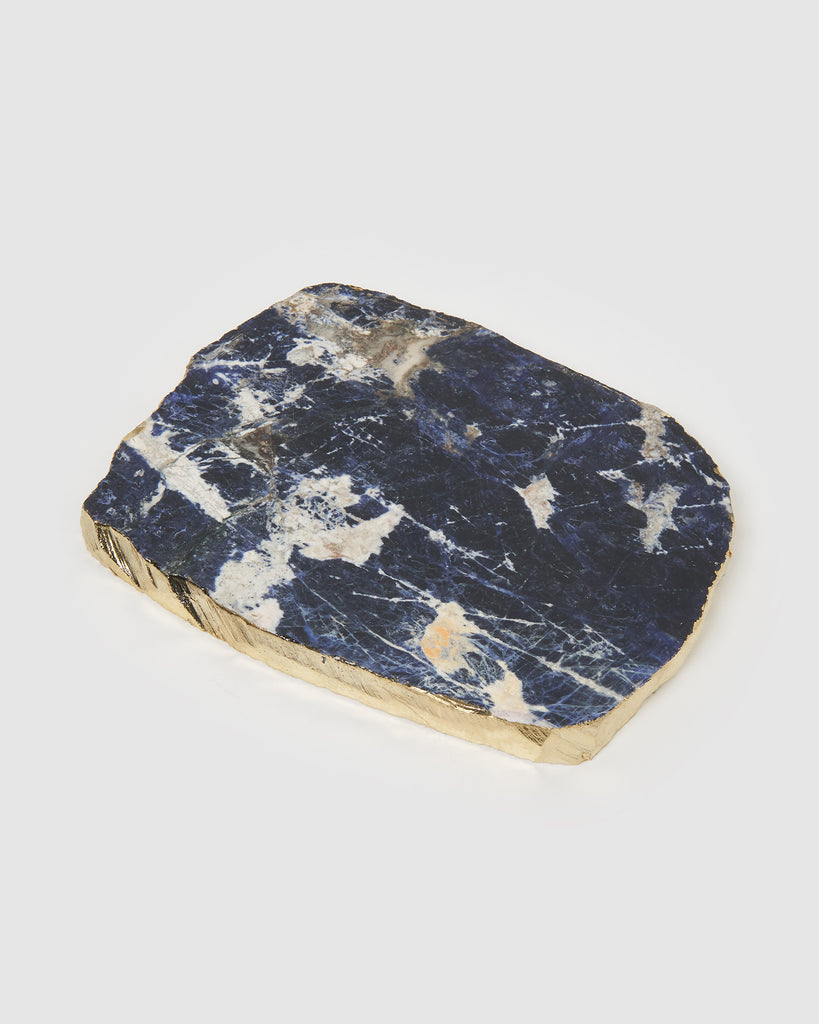 Miz Casa & Co Lapis Lazuli Crystal Platter
