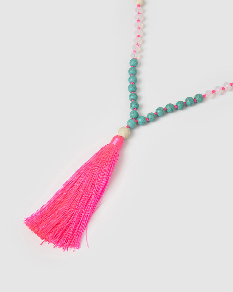 Miz Casa & Co Carly Necklace Pink