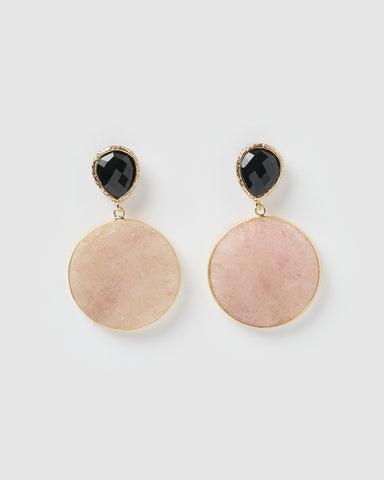 Miz Casa & Co Druzy Stud Earrings Amethyst