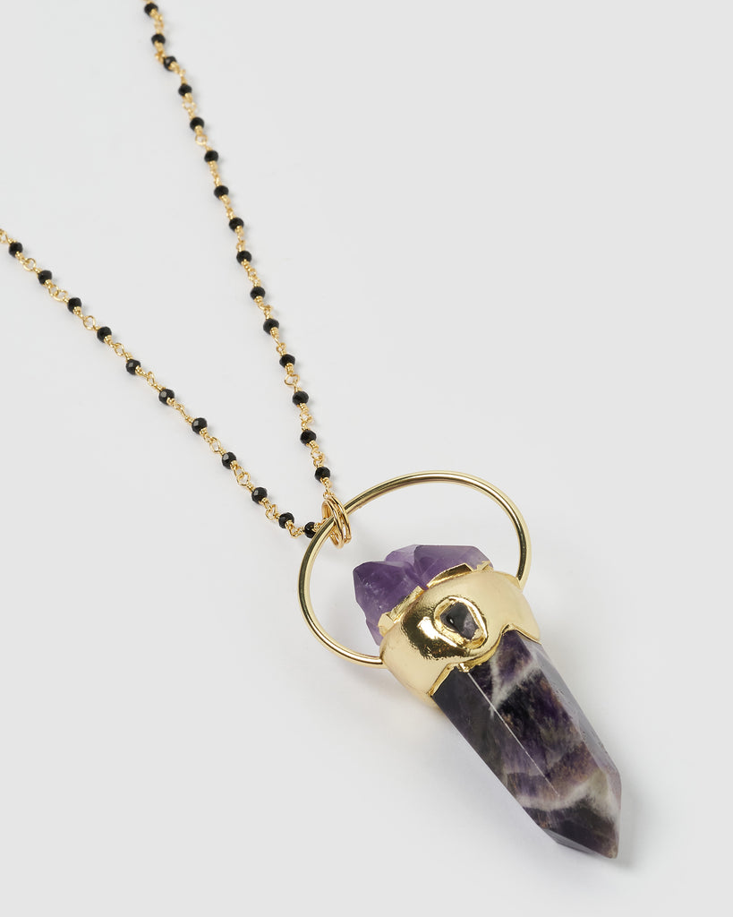 Miz Casa & Co Desiree Necklace Amethyst