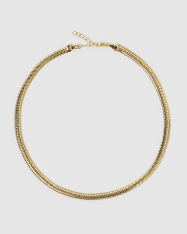 Miz Casa & Co Marina Hoop Earrings Gold