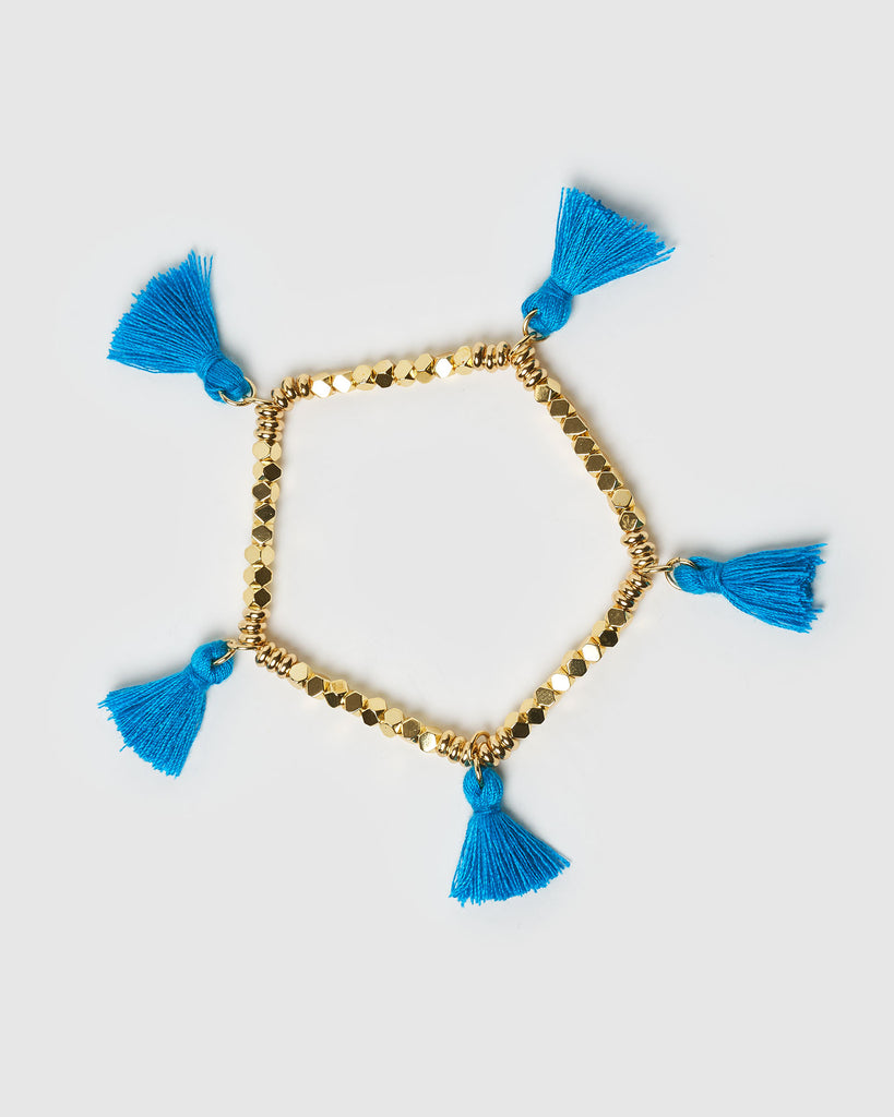 Miz Casa & Co Dreamer Bracelet Gold Blue