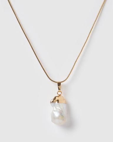 Miz Casa & Co Sea Petal Earrings Onyx Gold