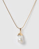 Miz Casa & Co Dusk Pearl Pendant Necklace Gold