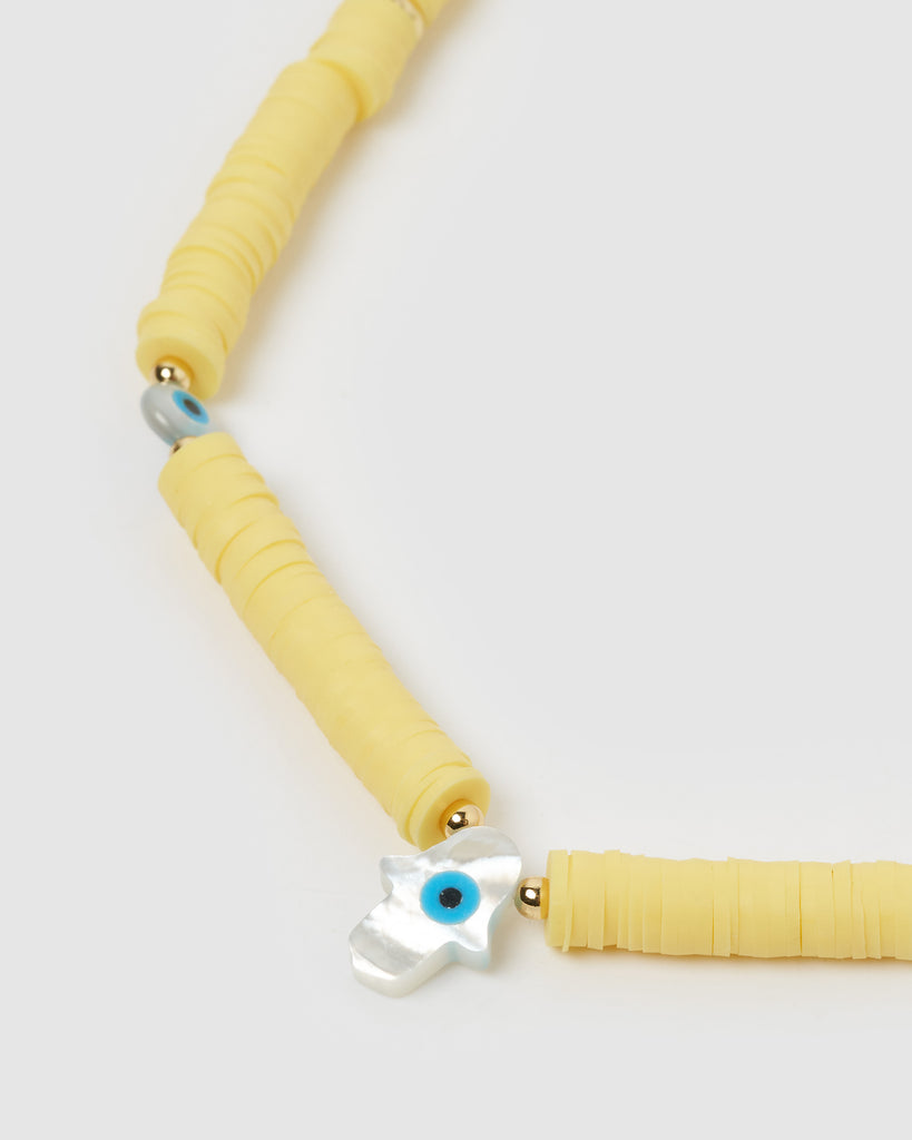 Miz Casa & Co Effie Choker Yellow