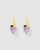 Miz Casa & Co Emily Hook Earrings Amethyst