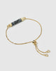 Miz Casa & Co Faceted Stone Bracelet Hematite