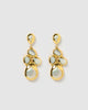 Miz Casa & Co Maeve Drop Earrings Gold Pearl