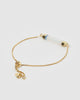 Miz Casa & Co Faceted Stone Bracelet Moonstone