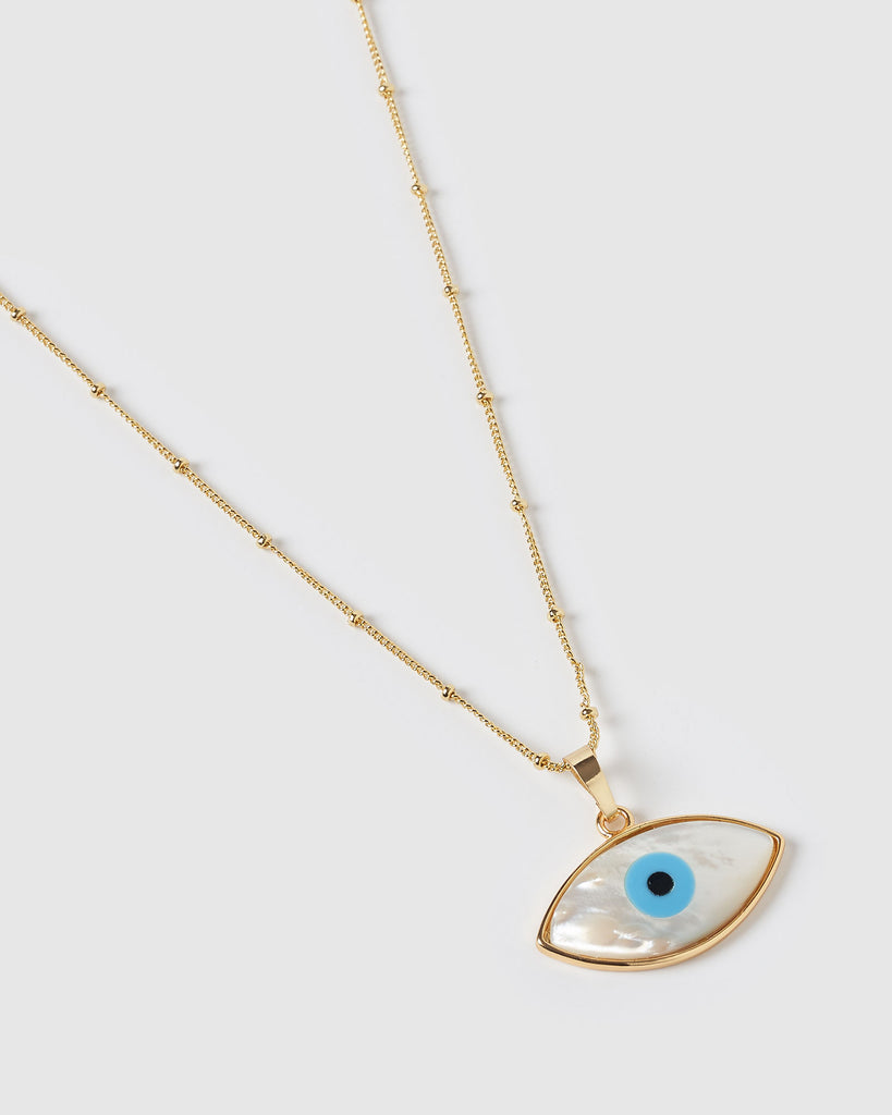 Miz Casa & Co Gazing Pendant Necklace Gold