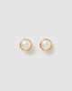Miz Casa & Co Aleesa Stud Earrings Gold Pearl