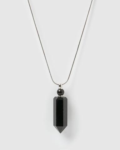Miz Casa & Co Hope Necklace Black Onyx