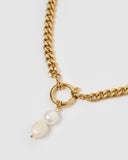 Miz Casa & Co Harper Necklace Gold Pearl