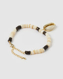 Miz Casa & Co Haika Shell Bracelet Gold