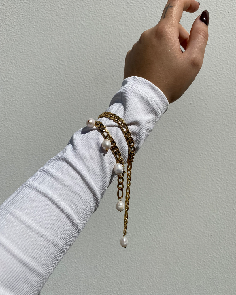 Miz Casa & Co Anastasia Chain Anklet Gold