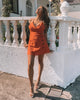 Miz Casa and Co Hazel Dress Rust (SIZES 8, 12 & 14 ONLY)